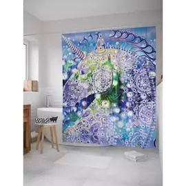 Шторка-занавеска для ванной JOYARTY