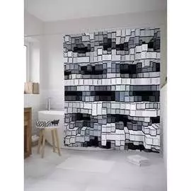 Шторка-занавеска для ванной JOYARTY