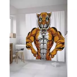 Шторка-занавеска для ванной JOYARTY