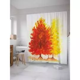 Шторка-занавеска для ванной JOYARTY