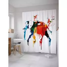 Шторка-занавеска для ванной JOYARTY