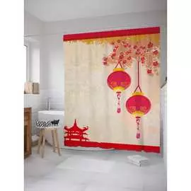 Шторка-занавеска для ванной JOYARTY