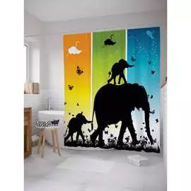 Шторка-занавеска для ванной JOYARTY