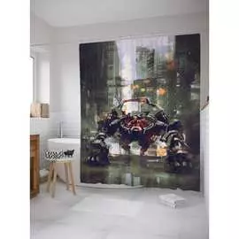 Шторка-занавеска для ванной JOYARTY