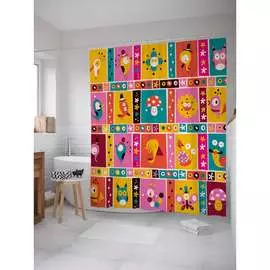 Шторка-занавеска для ванной JOYARTY