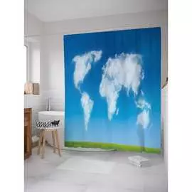 Шторка-занавеска для ванной JOYARTY