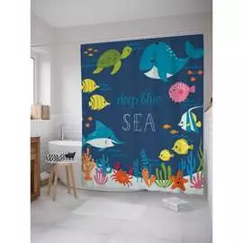 Шторка-занавеска для ванной JOYARTY