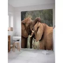 Шторка-занавеска для ванной JOYARTY