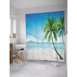 Шторка-занавеска для ванной JOYARTY