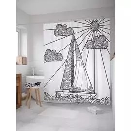 Шторка-занавеска для ванной JOYARTY