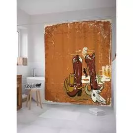 Шторка-занавеска для ванной JOYARTY