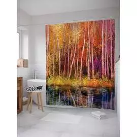 Шторка-занавеска для ванной JOYARTY