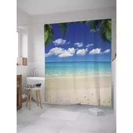 Шторка-занавеска для ванной JOYARTY