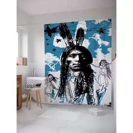 Шторка-занавеска для ванной JOYARTY