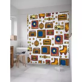 Шторка-занавеска для ванной JOYARTY