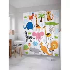 Шторка-занавеска для ванной JOYARTY