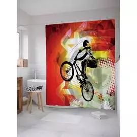 Шторка-занавеска для ванной JOYARTY