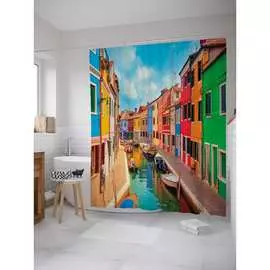 Шторка-занавеска для ванной JOYARTY