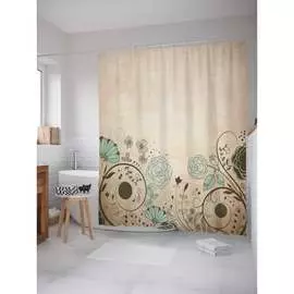 Шторка-занавеска для ванной JOYARTY