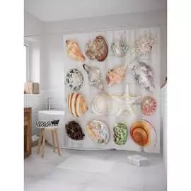 Шторка-занавеска для ванной JOYARTY