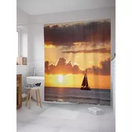 Шторка-занавеска для ванной JOYARTY