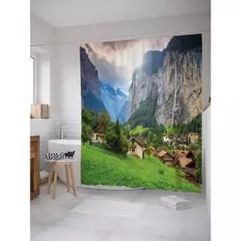 Шторка-занавеска для ванной JOYARTY