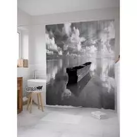 Шторка-занавеска для ванной JOYARTY