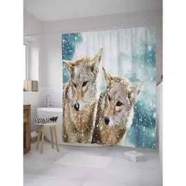 Шторка-занавеска для ванной JOYARTY