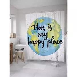 Шторка-занавеска для ванной JOYARTY