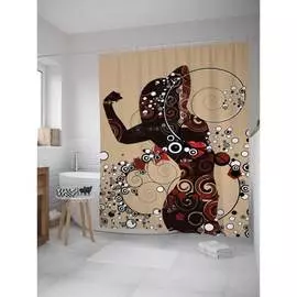 Шторка-занавеска для ванной JOYARTY