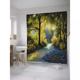 Шторка-занавеска для ванной JOYARTY