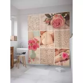 Шторка-занавеска для ванной JOYARTY