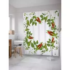 Шторка-занавеска для ванной JOYARTY