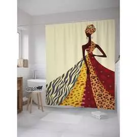 Шторка-занавеска для ванной JOYARTY