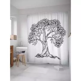 Шторка-занавеска для ванной JOYARTY