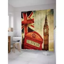 Шторка-занавеска для ванной JOYARTY