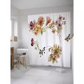 Шторка-занавеска для ванной JOYARTY