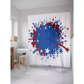 Шторка-занавеска для ванной JOYARTY