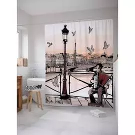 Шторка-занавеска для ванной JOYARTY