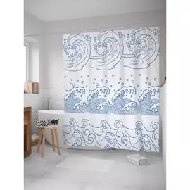 Шторка-занавеска для ванной JOYARTY