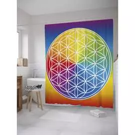 Шторка-занавеска для ванной JOYARTY