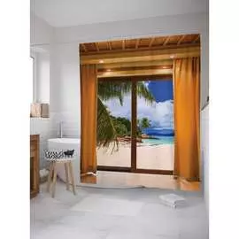 Шторка-занавеска для ванной JOYARTY