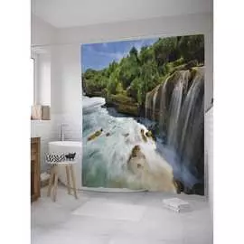 Шторка-занавеска для ванной JOYARTY