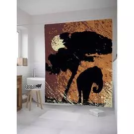 Шторка-занавеска для ванной JOYARTY