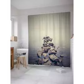 Шторка-занавеска для ванной JOYARTY