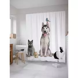 Шторка-занавеска для ванной JOYARTY