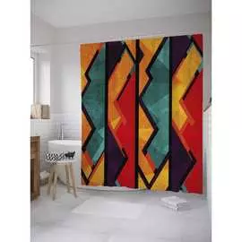 Шторка-занавеска для ванной JOYARTY
