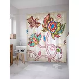 Шторка-занавеска для ванной JOYARTY