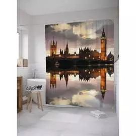 Шторка-занавеска для ванной JOYARTY