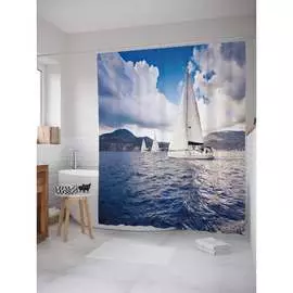 Шторка-занавеска для ванной JOYARTY